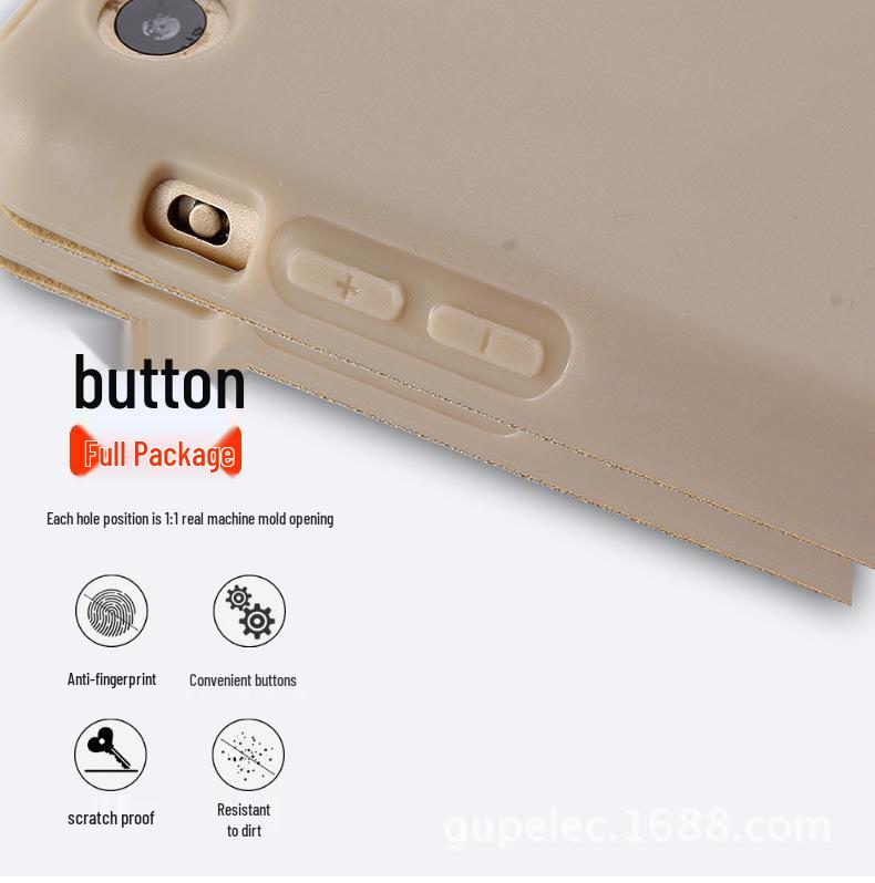 2024 iPad Air 6 Silicone Leather Case: 10.2-11 Inch Soft, Heat Dissipating, Anti-Drop Full Wrap Shell