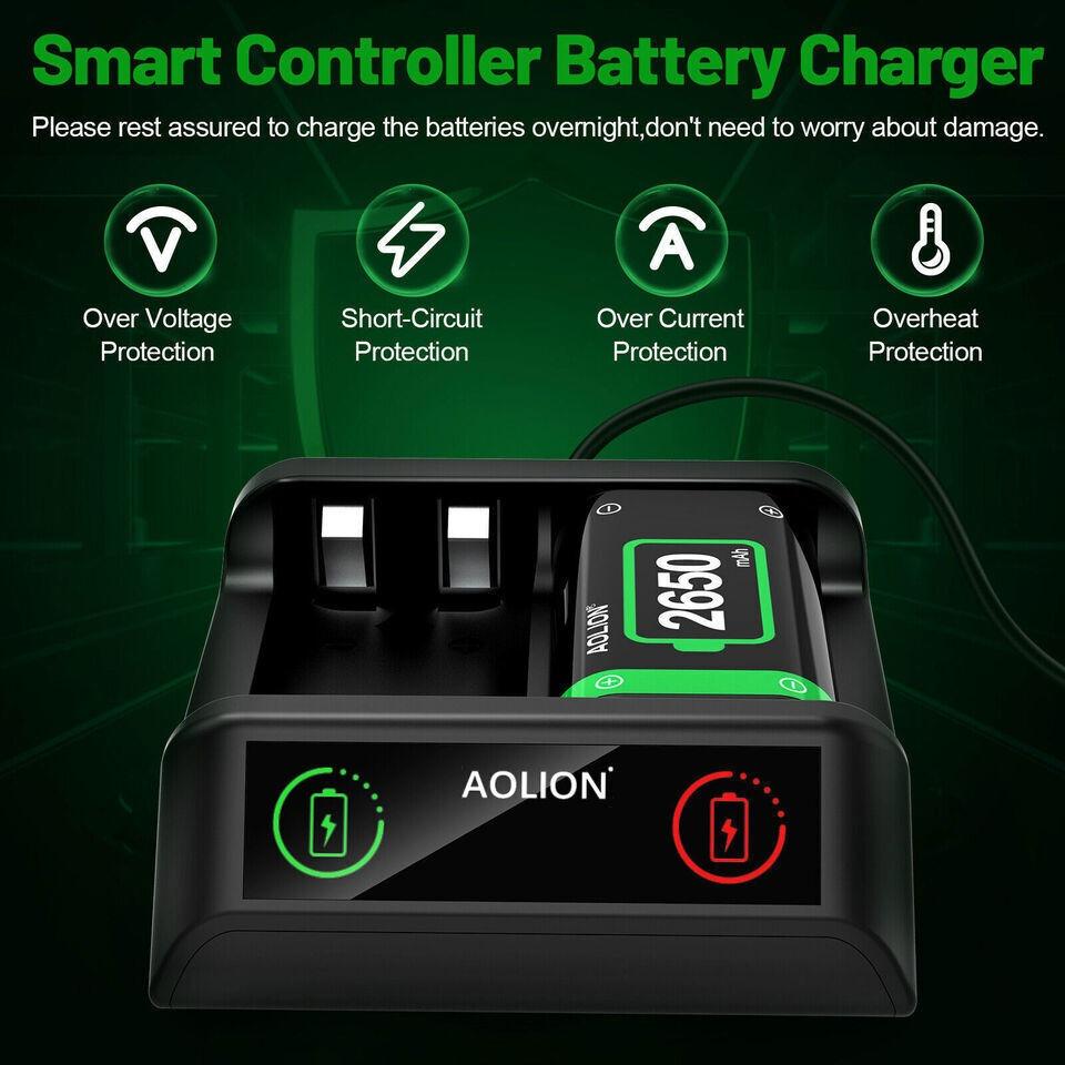 Для XBOX ONE Dual Charger Dock Station Controller Charger Аккумуляторная батарея