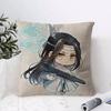 Mo Dao Zu Shi Cushion Cover Eco Linen Pillow Case DoubleSided Print Breathable Durable Zipper Home Decor Gift