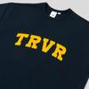 TRVR Короткий рукав U-Графика Темно-синий/Желтый