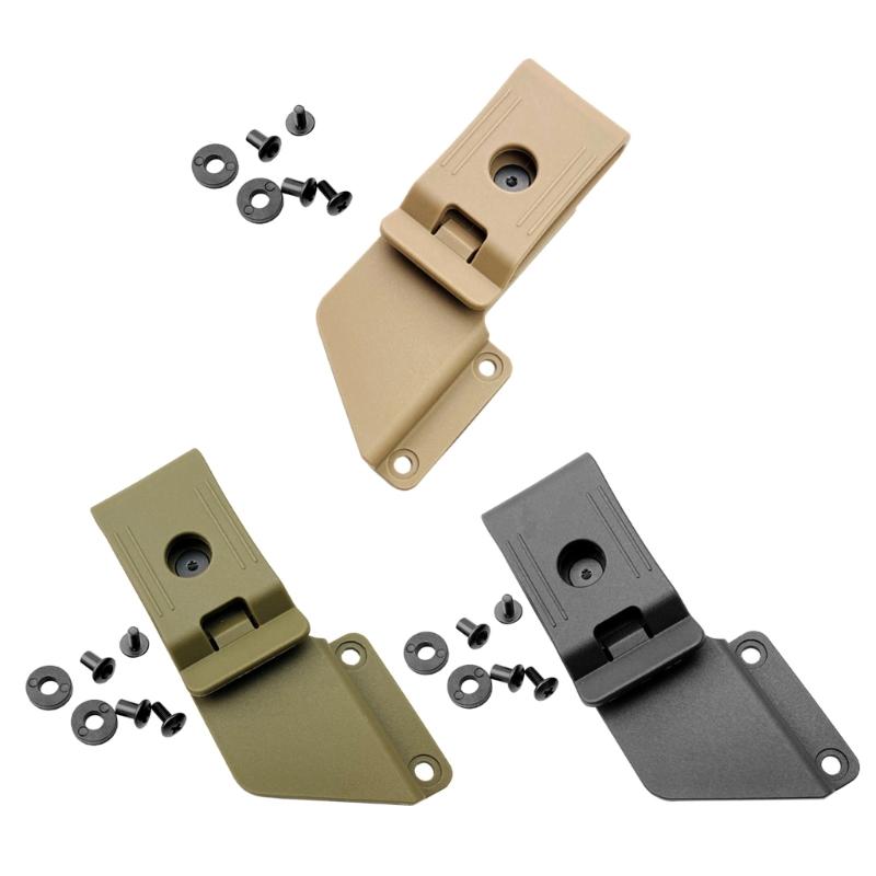 Клипса для кобуры Kydex K Sheath Набедренная клипса 360 градусов Вращающаяся задняя клипса Клипса для ремня с винтами