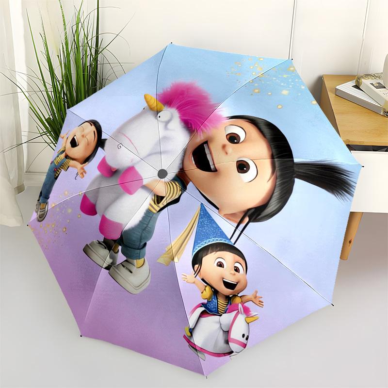 1pc Unicorn Party Themed High-quality Umbrella,Automatic Opening and Closing Umbrella,Multi-functional Umbrella G0811226