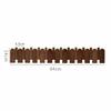 Piano Keys Wooden Wall Coat Rack Clothes Hanger Organizers Hook Portable Clothes Storage Dress Hanger Entrance Hall Furniture