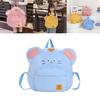 Cute Cartoon Cat Backpack For Kids Large Capacity Durable Nylon School Bag For Ages 3 To 4 Years