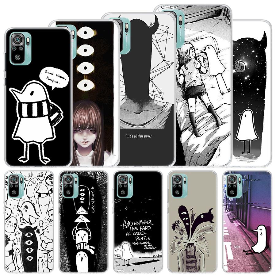 Мягкий чехол Oyasumi Punpun для Xiaomi Redmi Note 14 13 12S 11S 10S 12 Pro Plus Чехол для телефона 11 10 11E 11T Note14 Оболочка Coque Note1
