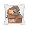 Monkey Punch Pillow Case Cute Funny Pillow Cover Design Pillowcases For Sofa Car Home Decor