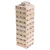 54 шт. / Компл. Творческий роман цифровой Jenga Building Block игрушки деревянный мозг игра для детей развлечения интеллект интерактивная игрушка