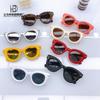 Adult Sunglasses Fashion Star Sunglasses Of The Same Style Sunscreen Large Frame Plain Photo Concave Style