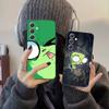 I-Invader Zim Gir Чехол для телефона для Samsung S25,24,21,22,23,20,S30,Ultra,Plus,Fe,Lite,Note,5G Черный Мягкий