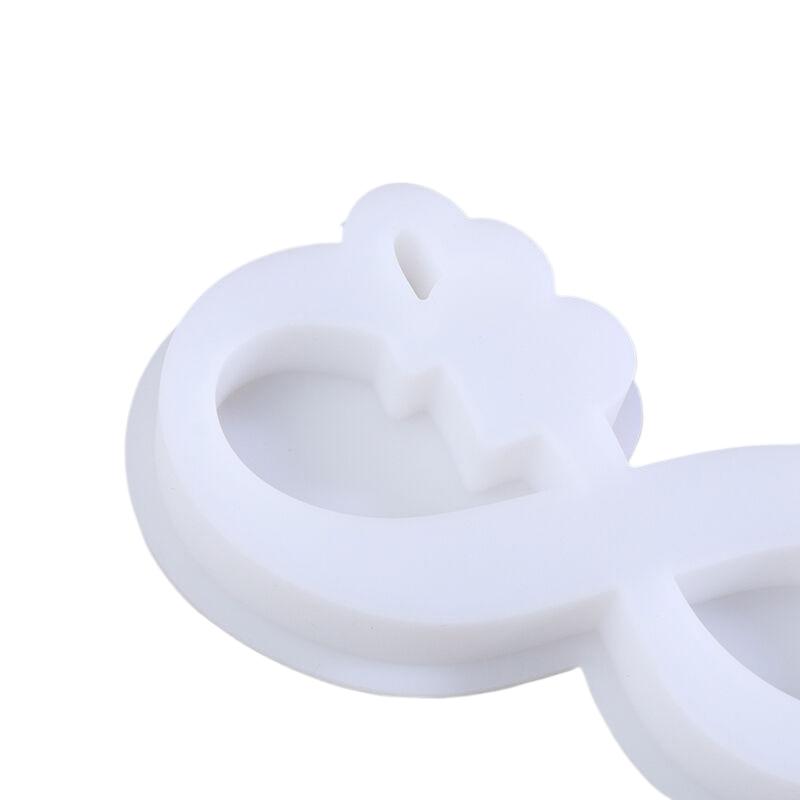 Полая гипсовая форма для украшения «Любовь» своими руками, ленточная свеча в форме сердца, гипсовая силиконовая форма, подарок на День святого Валентина, домашний декор