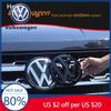 2026 Горячие Для VOLKSWAGEN VW Автомобильный Значок Накладки на Переднюю Решетку и Заднюю Крышку Багажника Наклейка 3D Декор Для VW MK6 8 Tiguan Arteon CC PAS