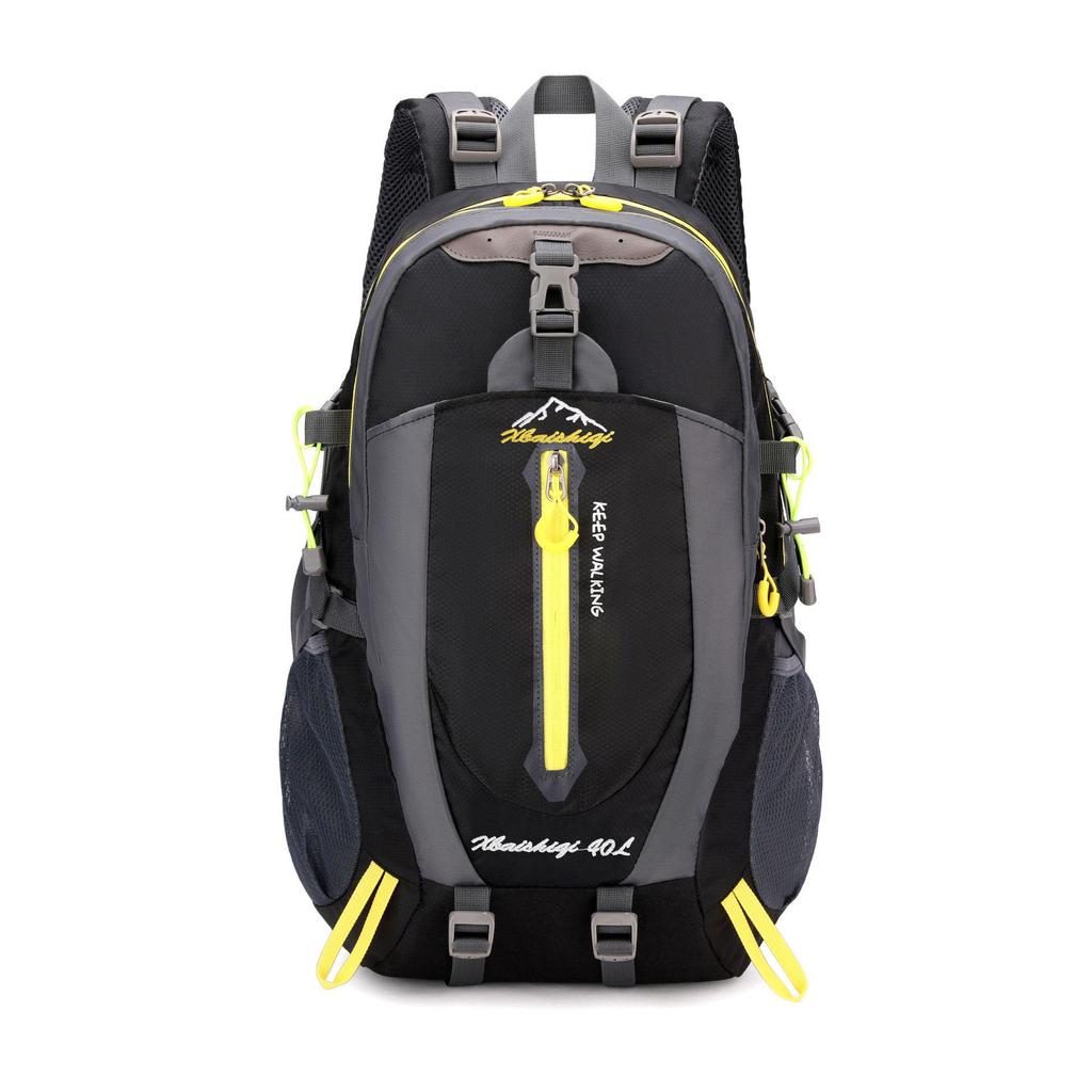 Men's Water-Resistant Outdoor Hiking and Camping Backpack