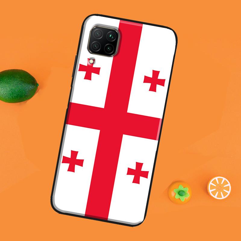 Чехол для телефона Georgia Grunge Flag для Huawei P40 Lite P20 P30 Pro Nova 5T P Smart Z 2019 2021 Honor 50 10i 8X 9X