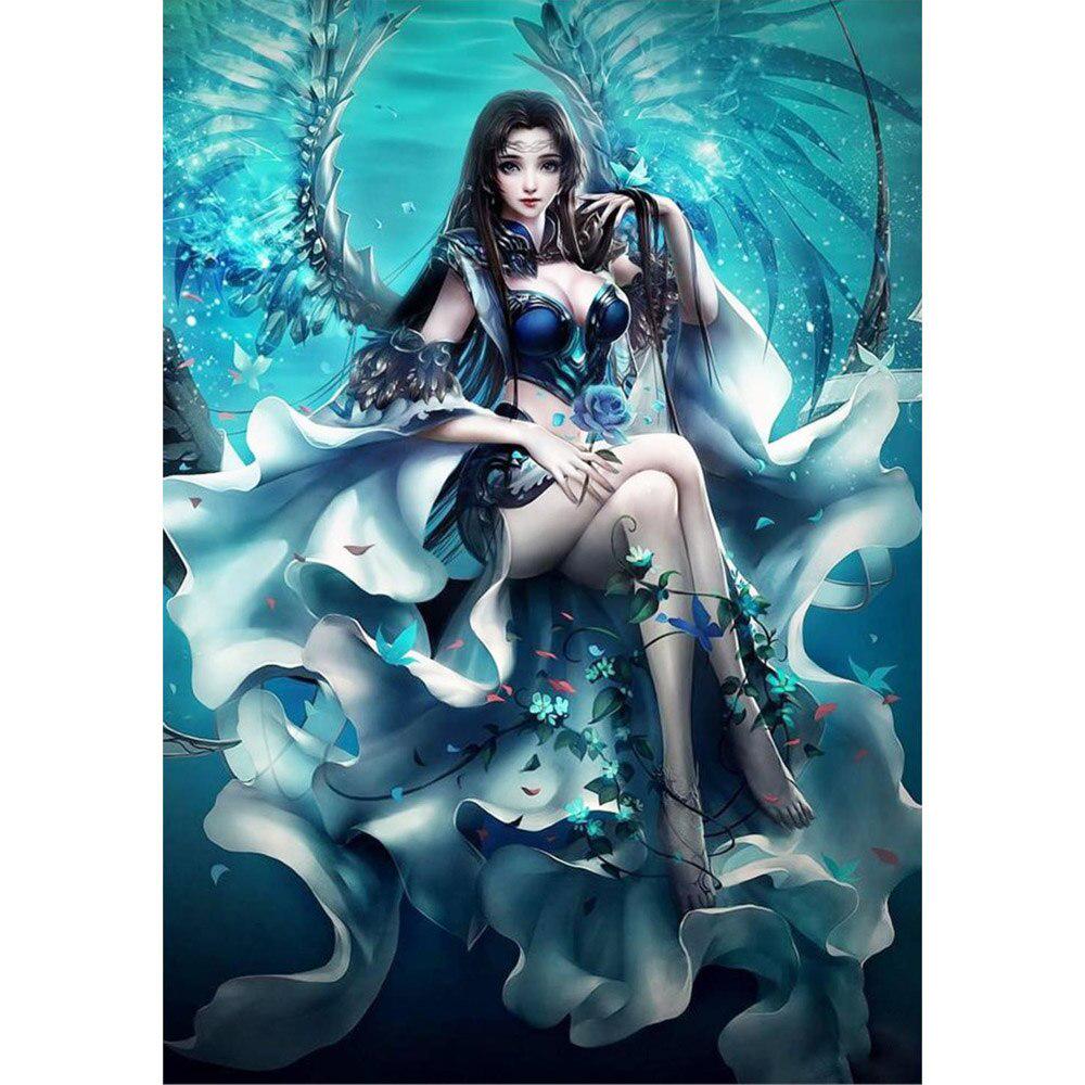 Ангел Фея Diy Алмазная вышивка Цветы Картина для декора 5D Кристалл Вышивка крестом