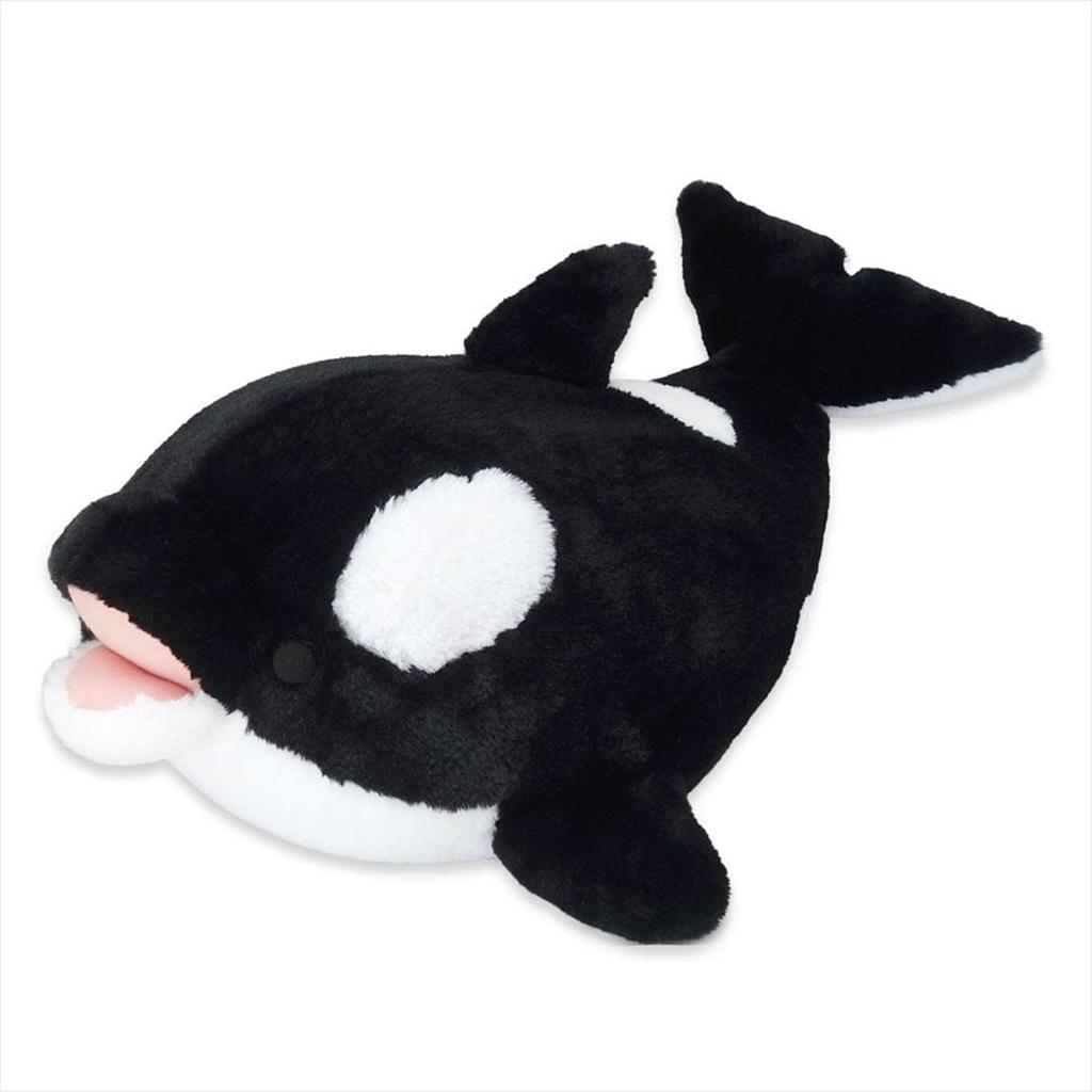 Naitou Design Cuddle Cushion Killer Whale Plush 26cm Tall [Undersea Walk] Toy, Approx.