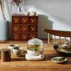 Стеклянный чайник KYUSU Электрический чайник для кипячения воды Стеклянный чайник для кипячения воды Прозрачный чайник [Официальный Vitantonio] (ВЕК-30-И) [С режимом]