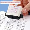 2-in-1 Math Rolling Stamp Reusable Arithmetic Practice Stamp High Quality Math Roller Stamp  School