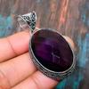 Amethyst Gemstone Handmade Solid 925 Sterling Silver Jewelry Pendant