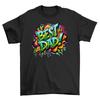 'Green Best Dad'' Funny T-shirt - Perfect for Dads with a Splash of Humor! Unisex