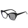 New Cat Eye Personalized Photochromic Myopia Glasses Simple and Versatile Trendy Color Anti Blue Light Glasses Diopter To -4.0