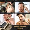 Hair Clippers & Electric Shaver Razor for Men, Triple Blades Beard Trimmer Precision Trimmer Set