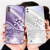 Загадочный фиолетовый градиент Для Samsung A01 02 03 Core 04 05 06 10 12 13 14 5G 15 16 M02 12 Note 8 9 10 20 стекло Ультра чехол для телефона