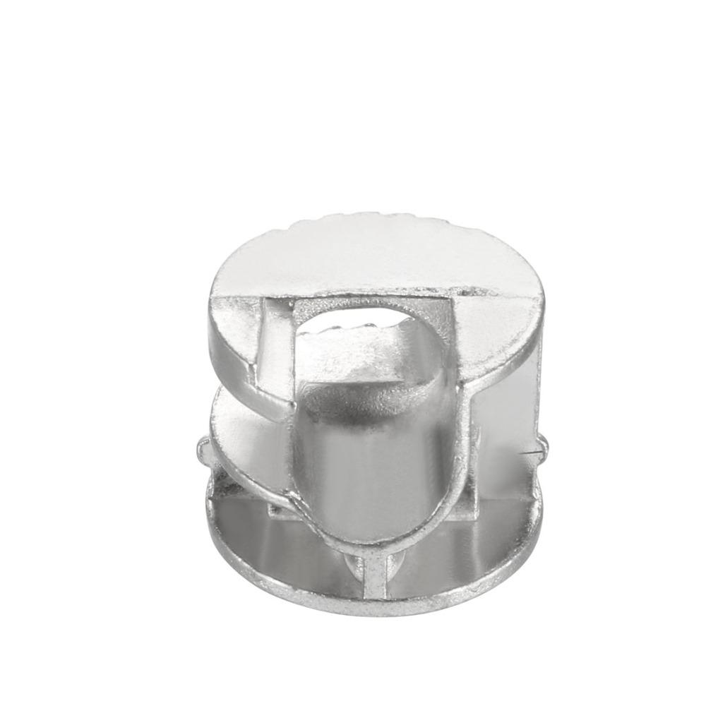 Uxcell New Hot 10pcs Furniture Side Connecting 15 x 12mm Cam Fitting Dowel Pre-inserted Nut Furniture Cam Lock Nut Fastener
