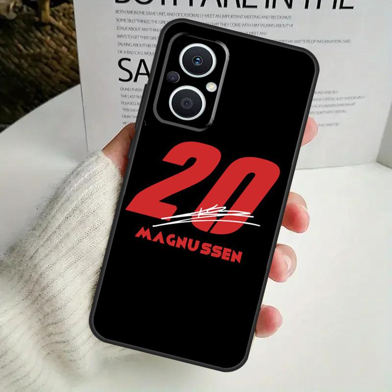 Kevin Magnussen F1 For OPPO Reno 11 F 10 Pro 4Z 5Z 8T 4 5 6 7 8 Lite OPPO Find X3 X6 Pro X2 Neo X5 Lite Case