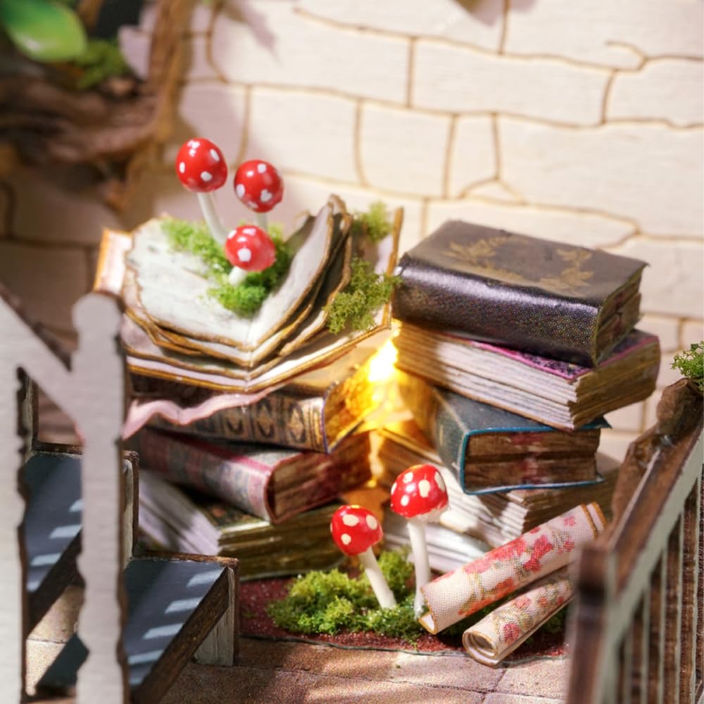 Cutebee DIY Magic Miniature House Kit Кукольный домик Набор ручной работы Легко собрать Набор для начинающих подростков Взрослые украшения Подарок на день рождения с