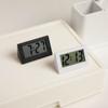 ABS Desk Digital Clock Mute Mini Triangle Clock Durable Travel