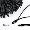 Новый 20 шт 25 см эластичный шнур с крючками для брезентов, палаток, сеток, кемпинга