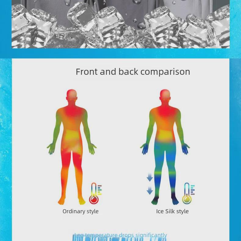 Ice Silk Men's Quick-Dry Summer Trousers: Loose, Straight, Trendy, Thin & Casual