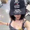 И Женские Стереоскопические Звезды Буквенный Принт Вышивка Бейсболки Защита от Солнца Хип-Хоп Универсальные Персонализированные Кепки с Козырьком Модные Потертые
