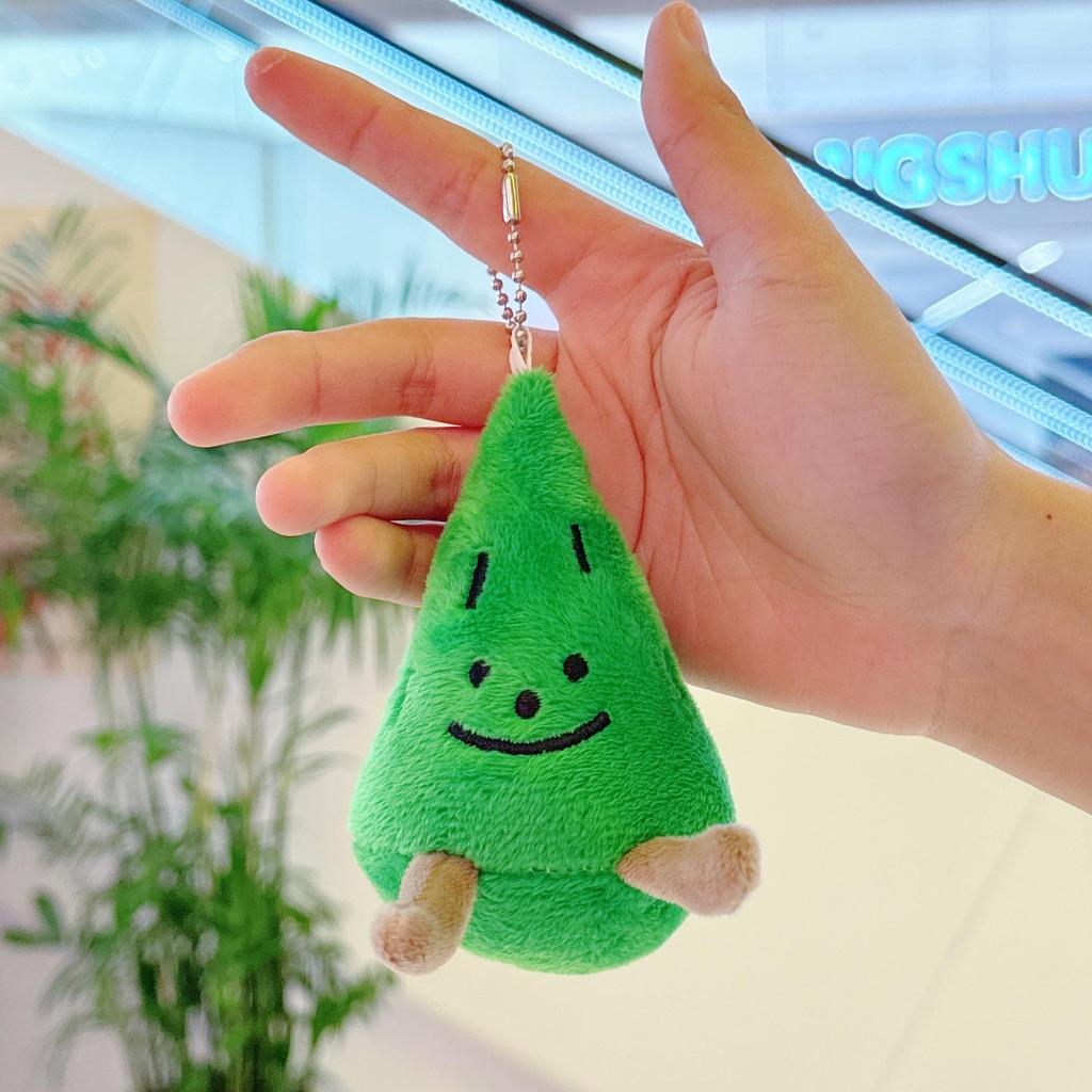 Mini Pine Tree Bag Ornament: Cute Plush Christmas Decoration Keychain