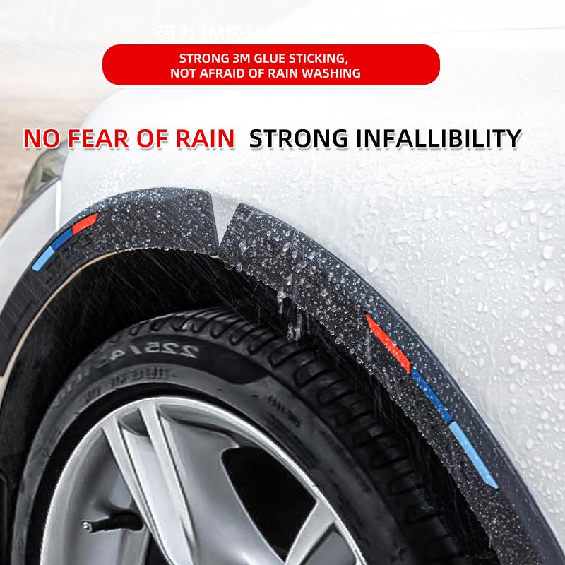 Защита от столкновений, крыло, ободок для бровей, губ, протектор, резиновая наклейка для автомобиля, защита кромок, резиновый бампер, защита