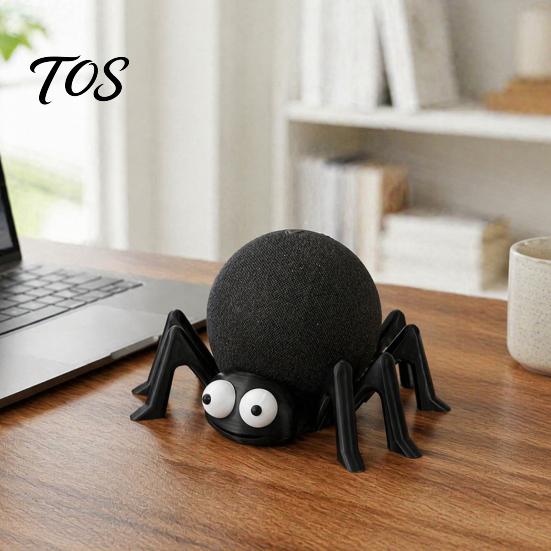Ornament for Balcony Spider Shape Table Stand Holder Compatible with Alexa Echo Dot 4/5 & Unique Home Accents HomePod Mini, Decorative Desktop