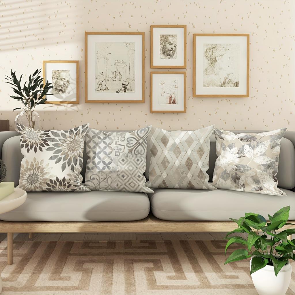 Butterfly And Lavender Romantic Pillowcasebedroom Living Room Sofa Home Decor Polyester Cushion Cover With Zipper