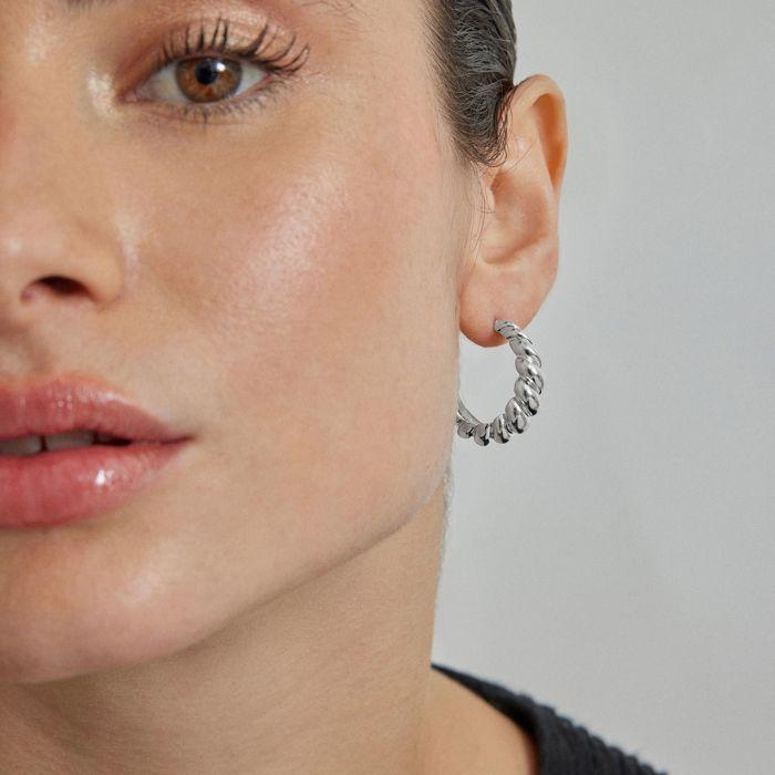 Luxenter Boucles d'oreilles Intia rhodiées
