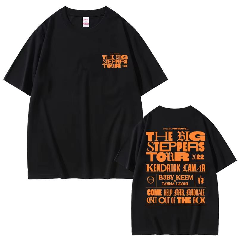 Rapper Kendrick Lamar DAMN Same Graphics T Shirt Summer Unisex Women Fashion Hip Hop Oversized TShirts Unisexs Vintage Cotton Tshirt