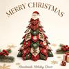 DIY Quilted Christmas Tree Kit Complete Kit With All Essential Materials Cozy Living Room Tabletop Decor Hand-Made For Friends