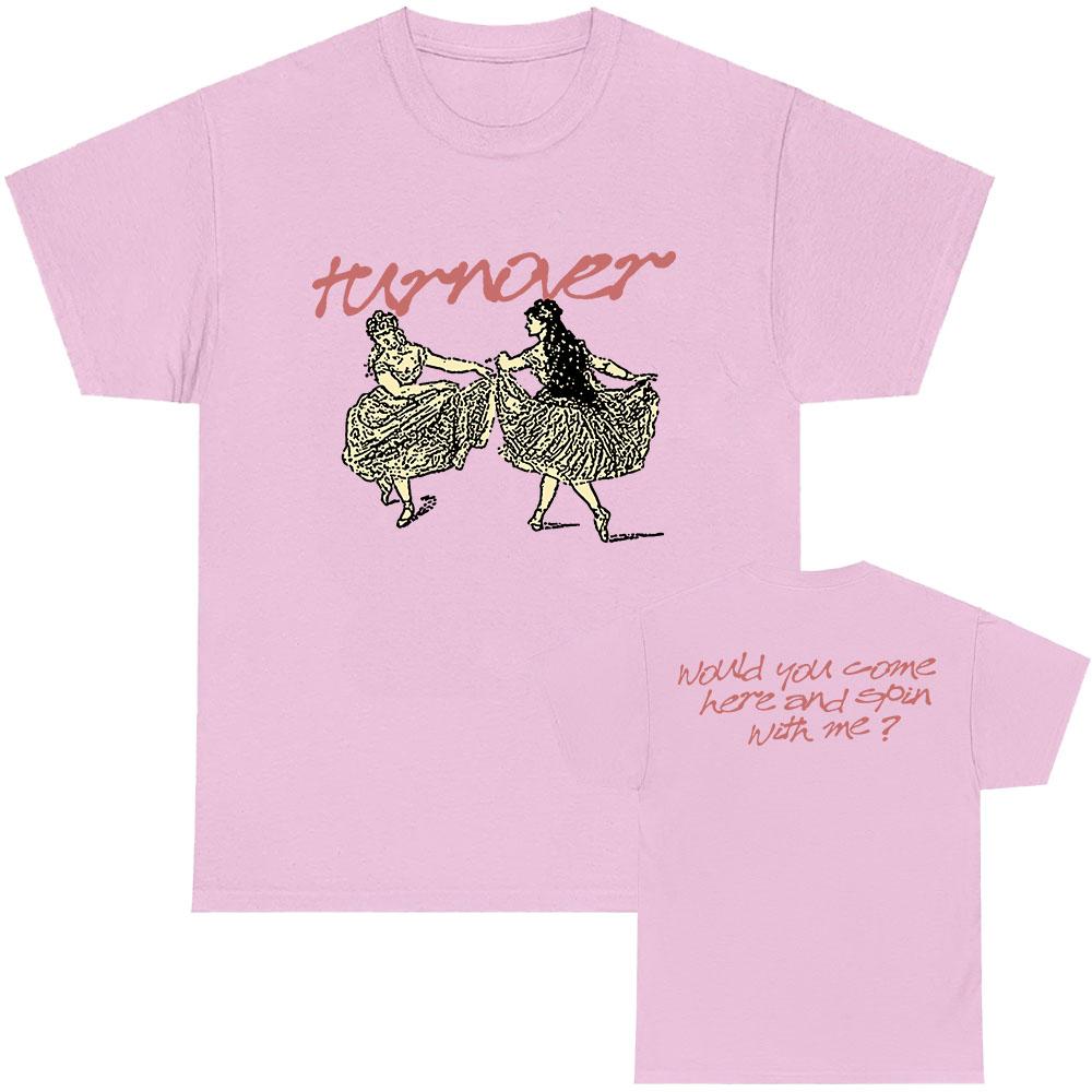 DIZZY TEE TURNOVER Футболка рок-группы Гранж мода Унисекс Уличная одежда Летняя Хлопковая Мужская Футболка Хип-хоп Мужская Футболка