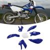7pcs Dirt Bike Plastic Fairing Kit Body Work Fairing Set Motorcycle Accessories Replacement for KLX110 KX65