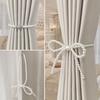 2pcs Magnetic Curtain Tieback Faux Pearl Pearl Magnetic Buckle Ins Magnetic Curtain Strap  Bedroom