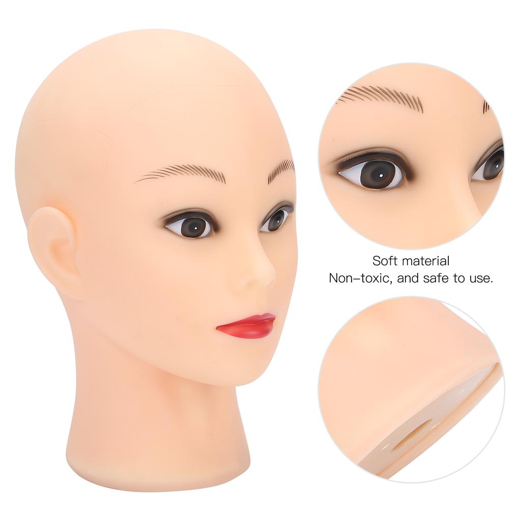 Лысая голова манекена, шляпы, очки, демонстрация париков, изготовление практикующего манекена, модель головы из ПВХ