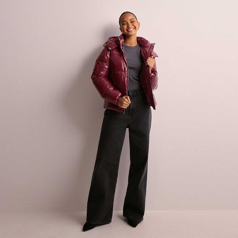 Новая женская повседневная спортивная хлопковая куртка с капюшоном и застежкой-клипсой, осенне-зимняя женская одежда, хлопковая куртка-пальто