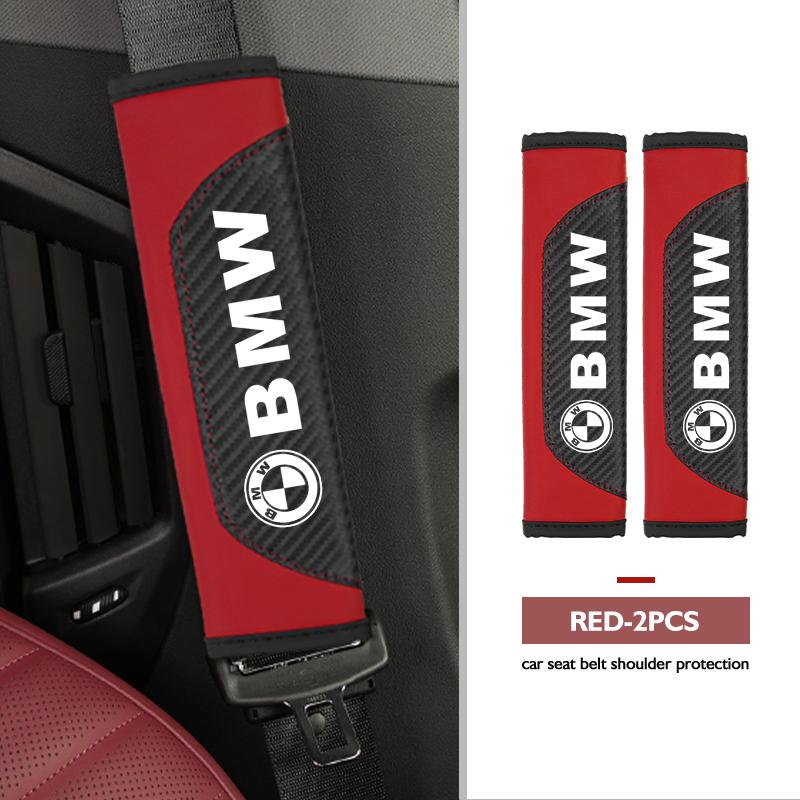 Car Seat Belt Cover Decor Shoulder Protection Safety Seatbelt For BMW M Performance E36 E46 E60 E90 E91 E92 E93 F30 F20