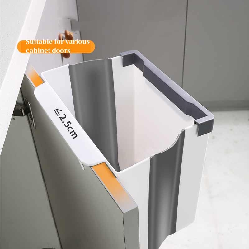 Hanging Trash Bin Foldable Storage Garbage Counter Cabinet Wall Mounted Can Camping Portable Caravan Motorhome Car