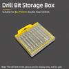 Drill Bit Storage Box Double Head Screwdriver Bit Organizer Case Box Accessories Tool Plastic Box Empty Drill Packaging Case