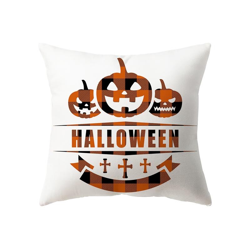 Pumpkin Collection Halloween Theme Pillow Cover Sofa Cushion  Holiday Gift Party Decoration Home Decor