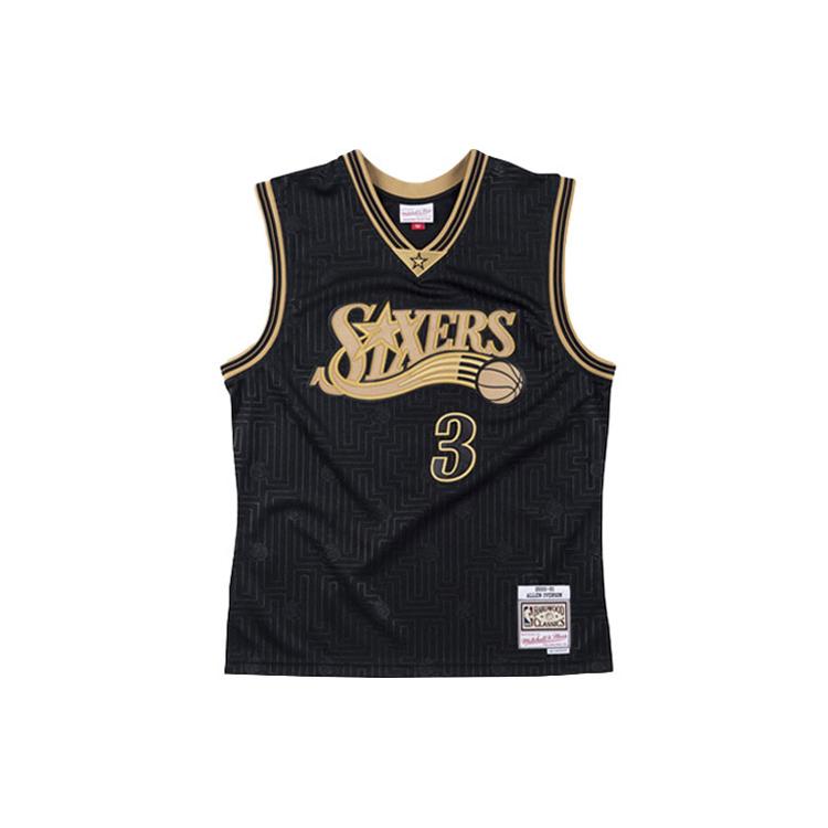 Mitchell & Ness Баскетбольная майка Мужская Черная SMJYBW19065-P76BLCK01AIV